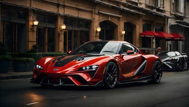 Сравнение старых и современных моделей Supra во время драг-рейса